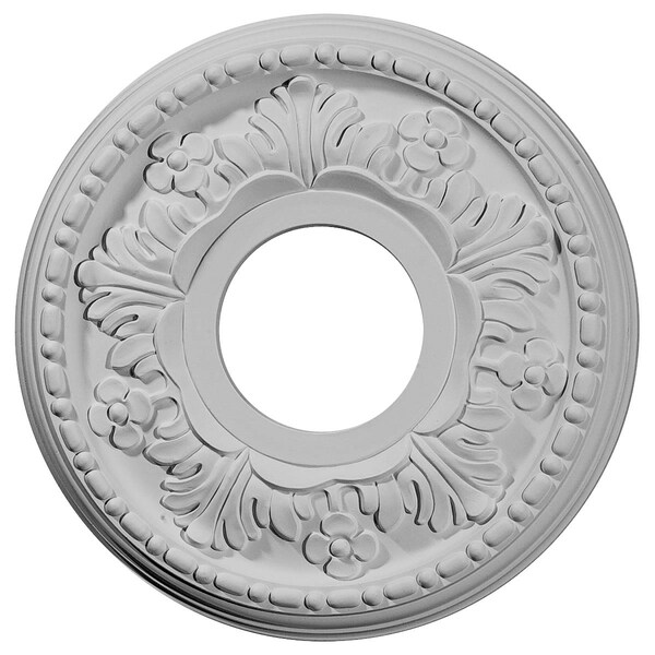 Ekena Millwork Helene Ceiling Medallion (Fits Canopies up to 5 1/4"), 11 7/8"OD x 3 5/8"ID x 7/8"P, Primed White CM11HE - main
